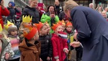 King of Netherlands makes cheeky dig at Kate photo row as he laughs with public