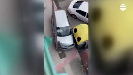Un conductor drogado y sin carnet siembra el caos en una calle de Carabanchel