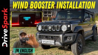 Jimny Series Part 3 | Wind Booster | Unboxing | Installation | Quick Review | Mileage| Promeet Ghosh
