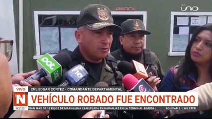 Dueños hallaron su vehículo robado