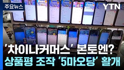 '차이나커머스' 본토엔? 상품평 조작 '5마오당' 활개 / YTN