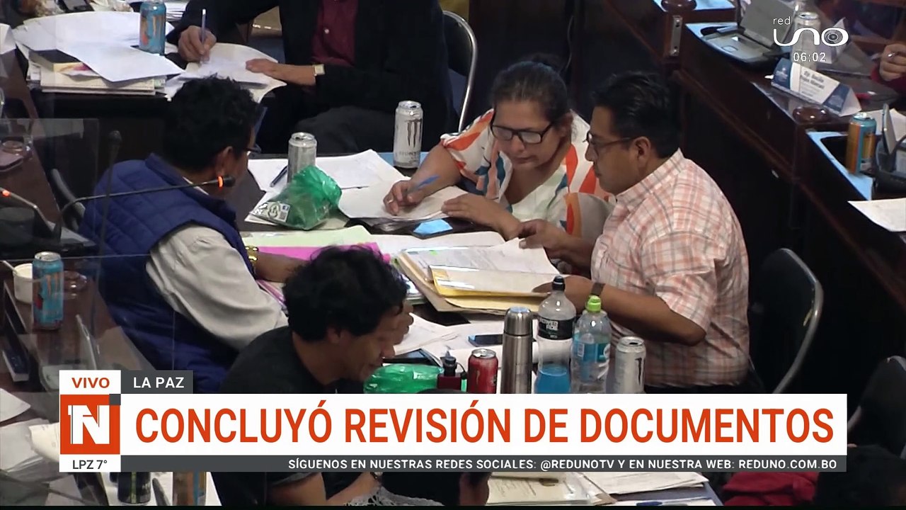 Concluyó revisión de documentos