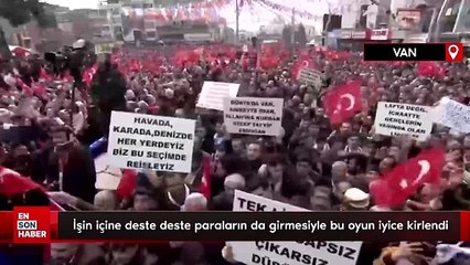 Erdoğan: İşin içine deste deste paraların da girmesiyle bu oyun iyice kirlendi