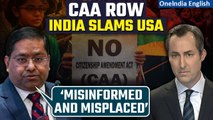 CAA: India Dismisses US State Department's Concerns on Citizenship Law| Oneindia News