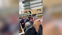 Moment Alex Ferguson cheers and jumps for joy watching his Cheltenham horse win