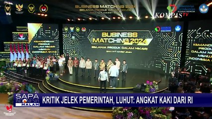 Luhut: Kritik Jangan Semua Jelek, Kalau Jelek Pindah Kau dari Indonesia