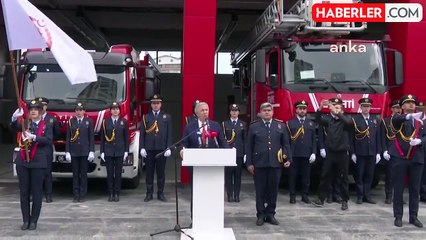 Ankara'da Şehit İtfaiye Eri Fahrican Yavaş İstasyonu Açıldı