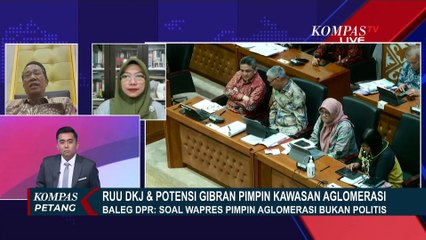 Soal Wapres Pimpin Kawasan Aglomerasi, Baleg DPR: Saya Heran, Kok Dibawa-bawa Ke Pemerintah