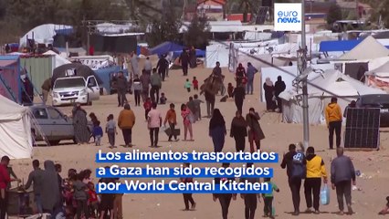 El barco de Open Arms y World Central Kitchen con 200 toneladas de ayuda humanitaria llega a Gaza