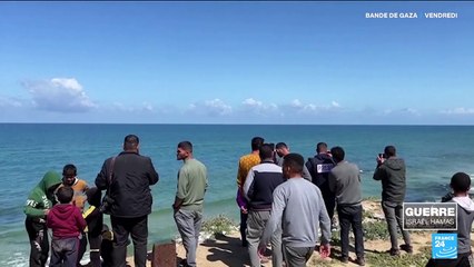 Le bateau d'aide humanitaire, Open Arms, arrive à Gaza