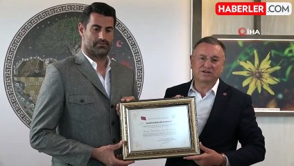 Volkan Demirel'e Hatay fahri hemşerilik beratı verildi