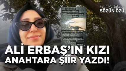 ALLAH BAŞKA DERT VERMESİN! DİB BAŞKANI ALİ ERBAŞ’IN KIZI ARABA ANAHTARINA ŞİİR YAZDI!