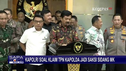 Isu Ada Saksi Kapolda Terkait Gugatan Kecurangan Pemilu di MK, Kapolri: Kita Tunggu Saja