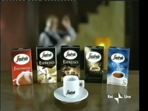 Pubblicità/Bumper anno 2002 RAI 1 - Caffè Segafredo con Renzo Arbore