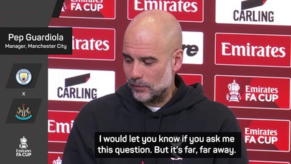 Back-to-back trebles?! Guardiola going step by step