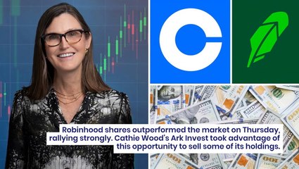 Cathie Wood's Ark Offloads $20M Of Soaring Robinhood, Pauses Selloff In This Crypto Play