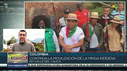 Minga indígena y social culmina su recorrido este viernes en Cali