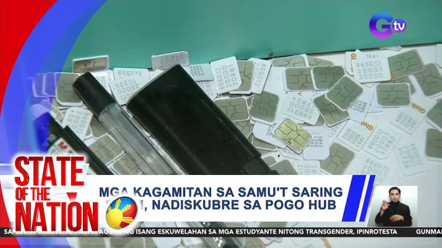 Mga kagamitan sa samu't saring scam, nadiskubre sa POGO Hub | SONA