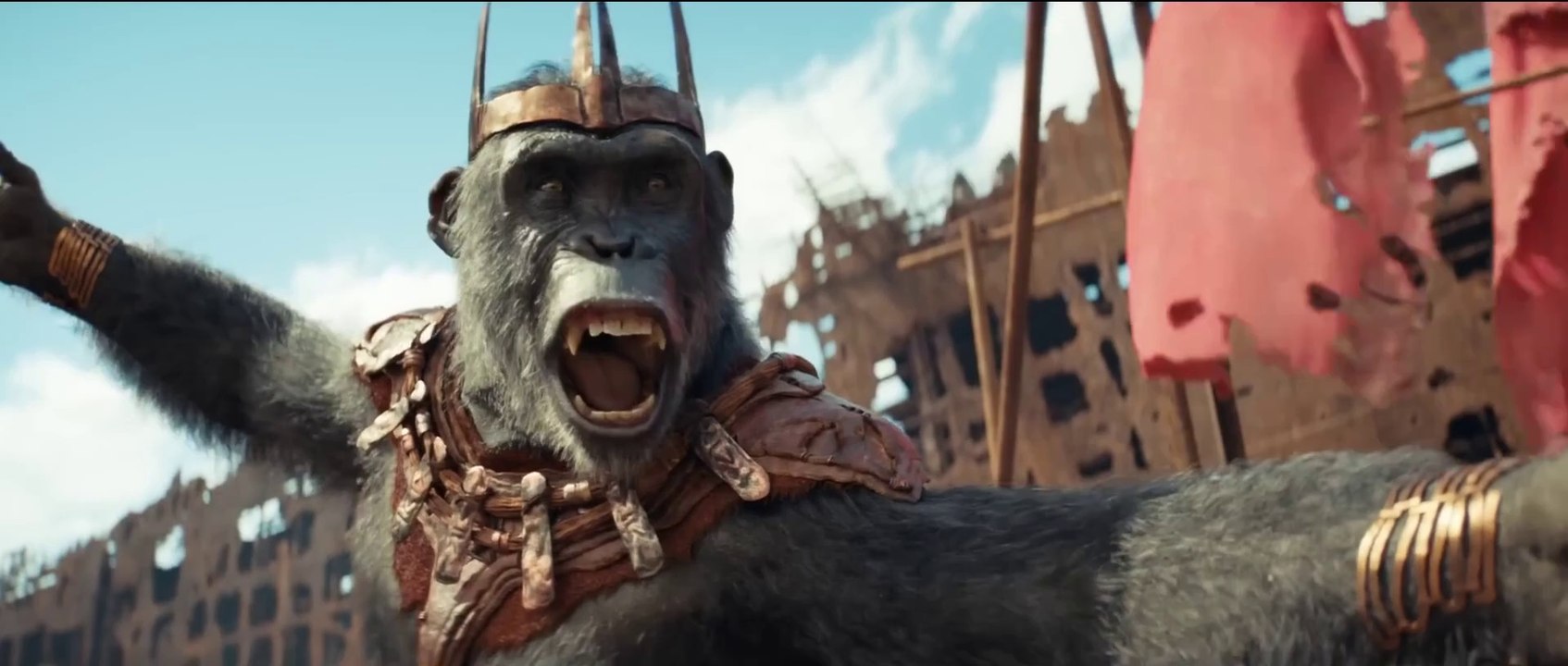 Kingdom of the Planet of the Apes | Official Trailer - Reverse Video . oediV esreveR