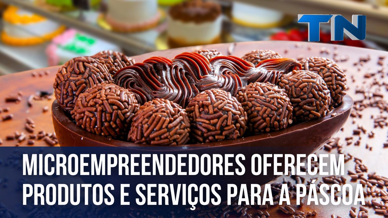 Microempreendedores oferecem produtos e serviços para a Páscoa