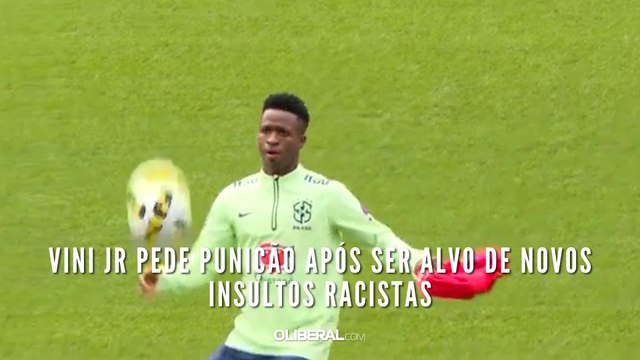 Vini Jr pede punição após ser alvo de novos insultos racistas