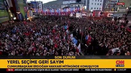 Cumhurbaşkanı Erdoğan'dan Hakkari'ye istihdam müjdesi