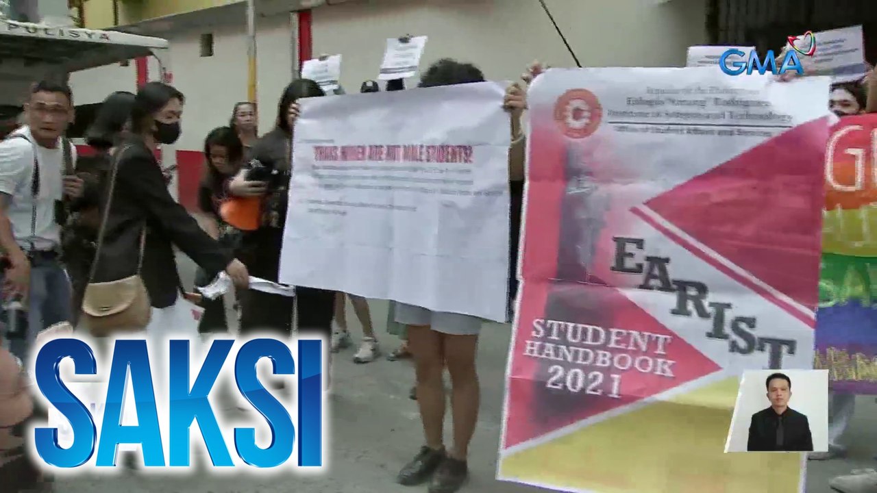 Viral video ng mga transgender student ng EARIST na napilitan umanong magpagupit dahil sa school policy, inulan ng batikos | Saksi