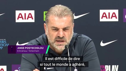 Postecoglou : "On parlera quand on aura accompli quelque chose"