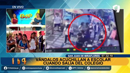 Padres indignados por escolar que fue acuchillado saliendo de colegio en SJM: "adentro pegan y roban"