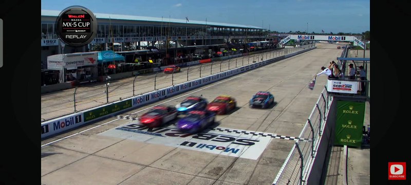 Mazda MX5 Cup 2024 Sebring Race 2 Epic Finish Workman Zilisch 0.004