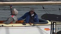 El rey Juan Carlos ha salido a navegar con la infanta Elena este viernes a bordo del Bribón en aguas de Sanxenxo (Pontevedra)