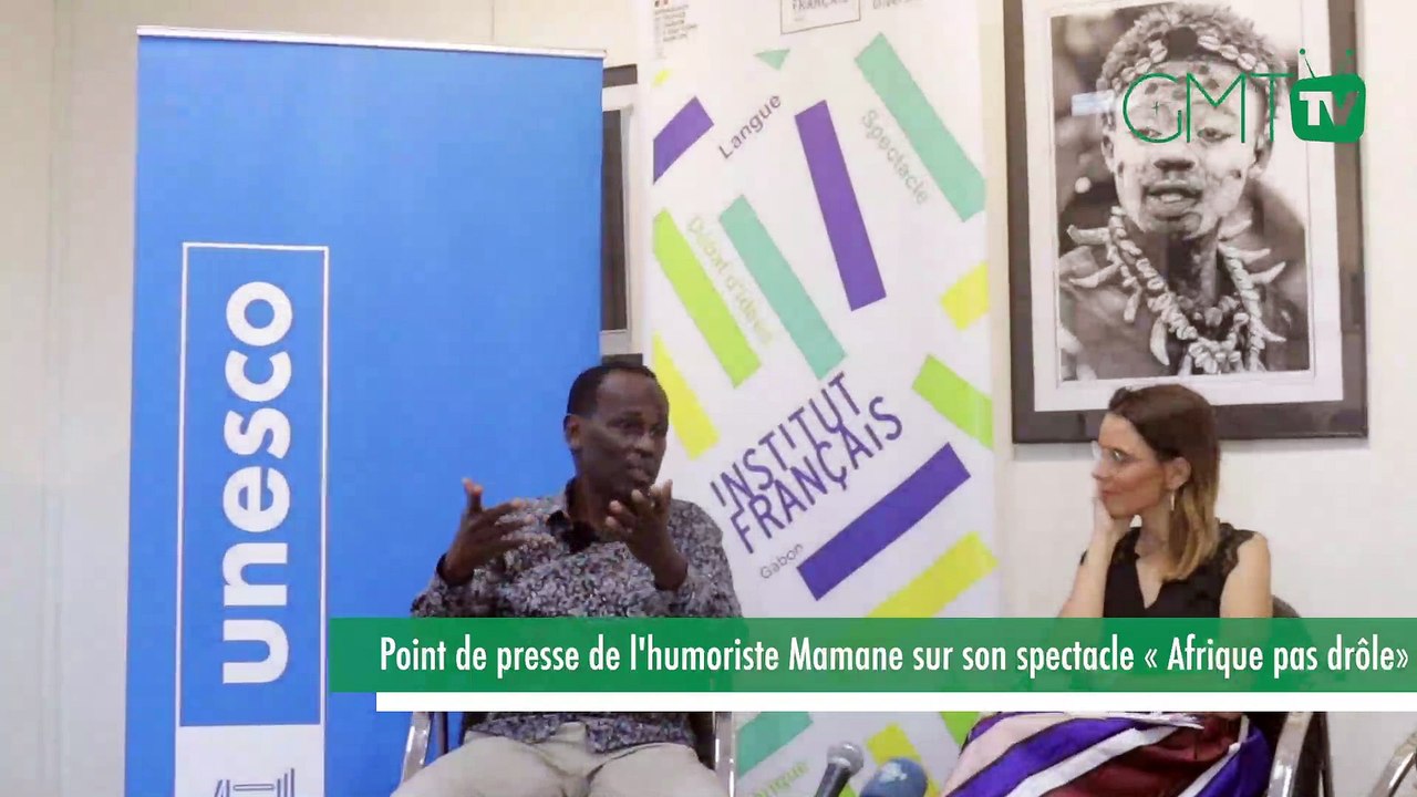 [#Reportage] Point de presse de l'humoriste Mamane sur son spectacle « Afrique pas drôle».