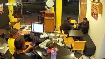 Los ladrones están desatados! Otro atraco en un restaurante de Bogotá quedó registrado en video