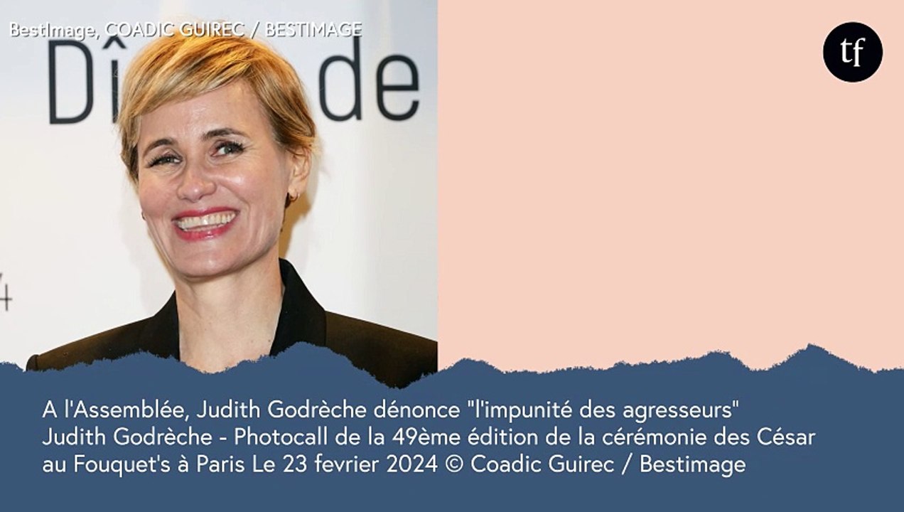 A l'Assemblée, Judith Godrèche dénonce "l'impunité des agresseurs" et exige des actes