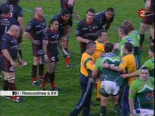 "Bagarre" Top14 et ProD2 (RUGBY)
