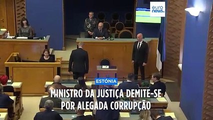 Ministro da Justiça da Estónia demite-se devido a alegações de corrupção