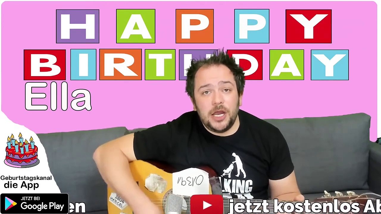 Happy Birthday, Ella! Geburtstagsgrüße an Ella