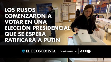 Los rusos comenzaron a votar en una elección presidencial que se espera ratificará a Putin