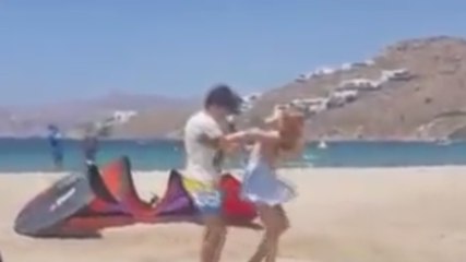 Lindsay Lohan, agredida de nuevo por su novio