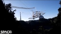 Arecibo Observatory Destruction Captured by Drone and Control Room
