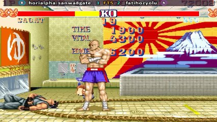 Street Fighter II'_ Champion Edition - horialpha-sanwa8gate vs fatihozyolu FT5