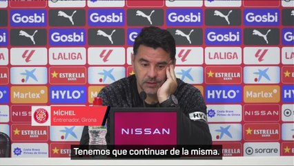 Míchel y el valor de la temporada del Girona: "Si alguien tiene duda..."