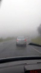 Piden tener precaución al circular por cuesta del Totoral por presencia de niebla