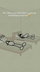 POV_ When bro's alarm wakes up everyone except him! (4k memes)