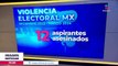Jesús Sesma pide protección para los candidatos que participan en las elecciones