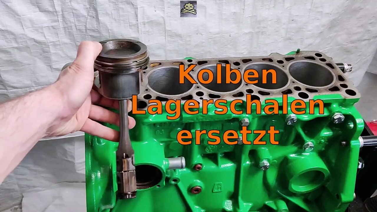 Kolben Kurbelwelle Pleuel Lager ersetzt .. Motor überholen Teil 3