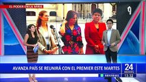 Bancada de Avanza País se reunirá con premier Adrianzén la próxima semana