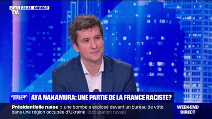 Publications racistes visant Aya Nakamura: "Ça doit nous interpeller sur une forme de racisme décomplexé qui s'exprime à ciel ouvert", estime Mathieu Maucort (délégué interministériel à la jeunesse)