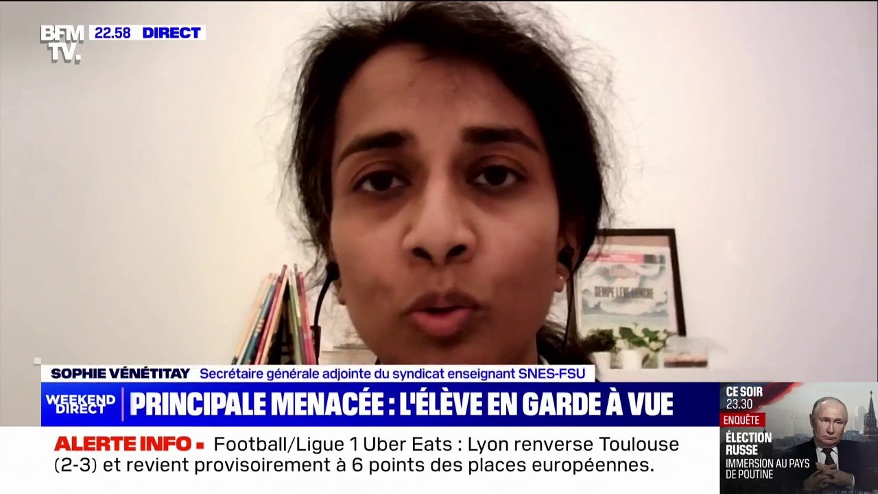 Principale menacée au couteau à Chenôve: "Ça montre bien toutes les carences dans le suivi des élèves", pour Sophie Vénétitay (SNES-FSU)