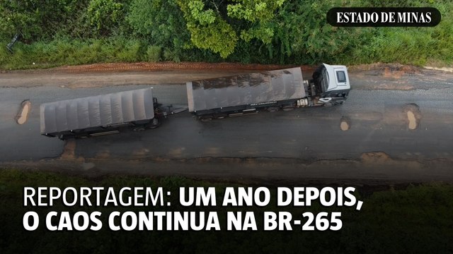 BR-265 entre Lavras e São João del-Rei: caos continua, um ano depois